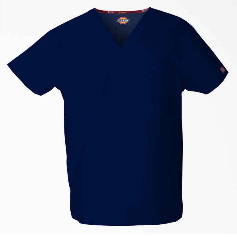 Dickies EDS Signature unisex scrub top & bottom - navy blue, size S/M/L.